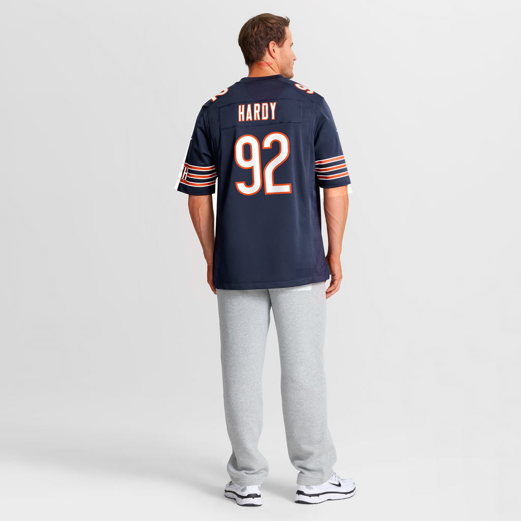 Chicago Bears Daniel Hardy Nike Navy Team Game Jersey product image 8, provided for visual reference and product detail