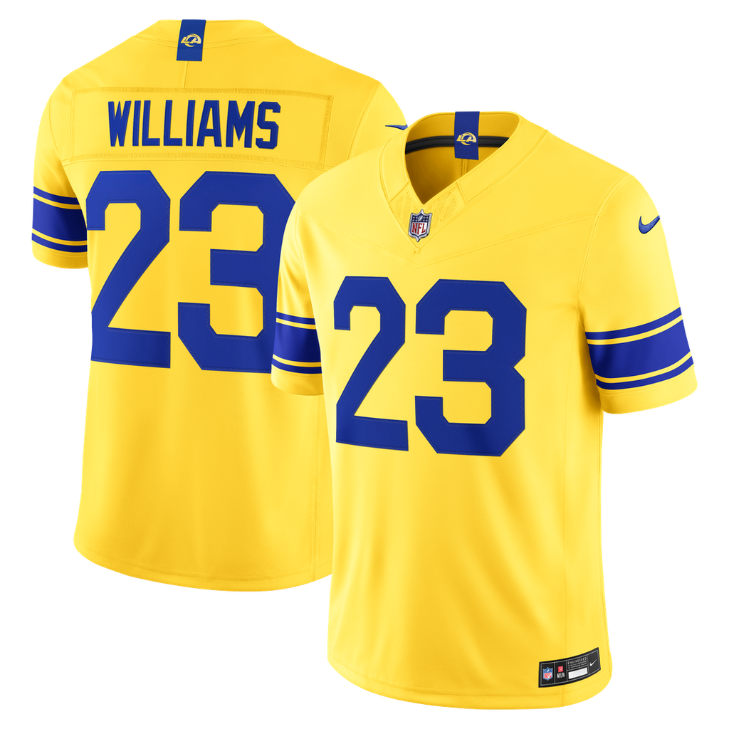 Los Angeles Rams Kyren Williams Nike Royal Team Vapor F.U.S.E. Stitched Limited Jersey product image 38, provided for visual