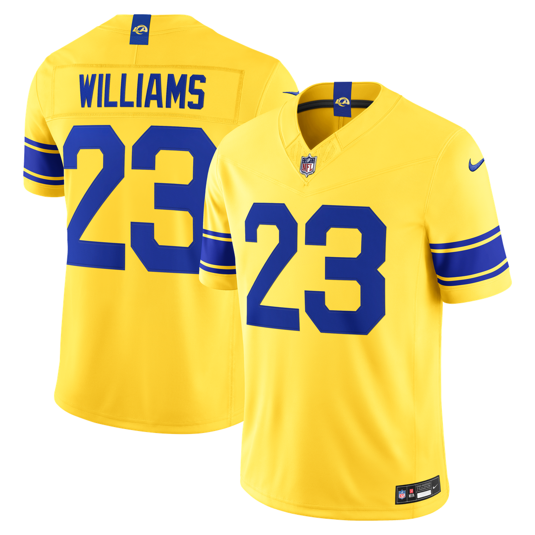 Los Angeles Rams Kyren Williams Nike Royal Team Vapor F.U.S.E. Stitched Limited Jersey product image 38, provided for visual