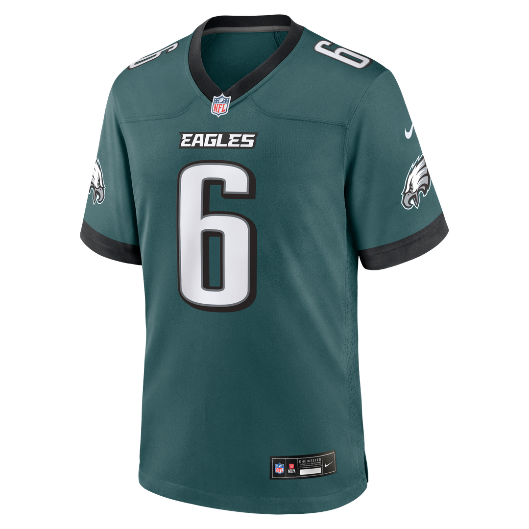 Philadelphia Eagles DeVonta Smith Nike White Game Jersey product image 11, provided for visual reference and product detail