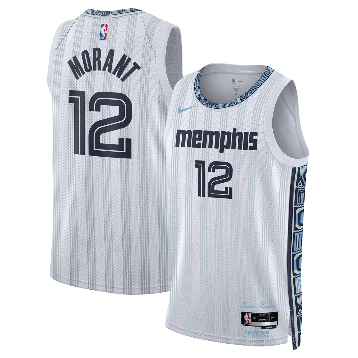 Memphis Grizzlies Nike 2025/26 City Edition Swingman Jersey - Gray - Ja Morant - Unisex product image 2, provided for visual