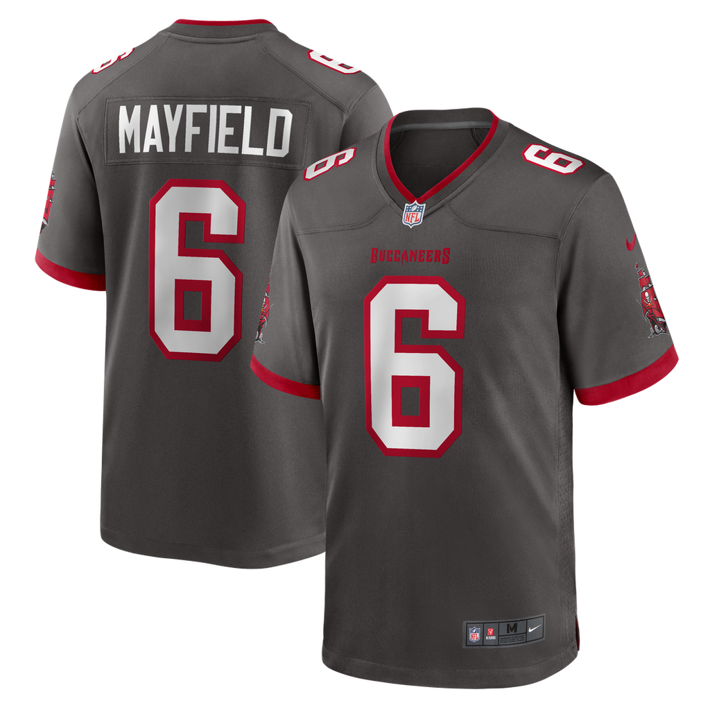 Tampa Bay Buccaneers Baker Mayfield Nike Orange Throwback Game Jersey product image 26, provided for visual reference and