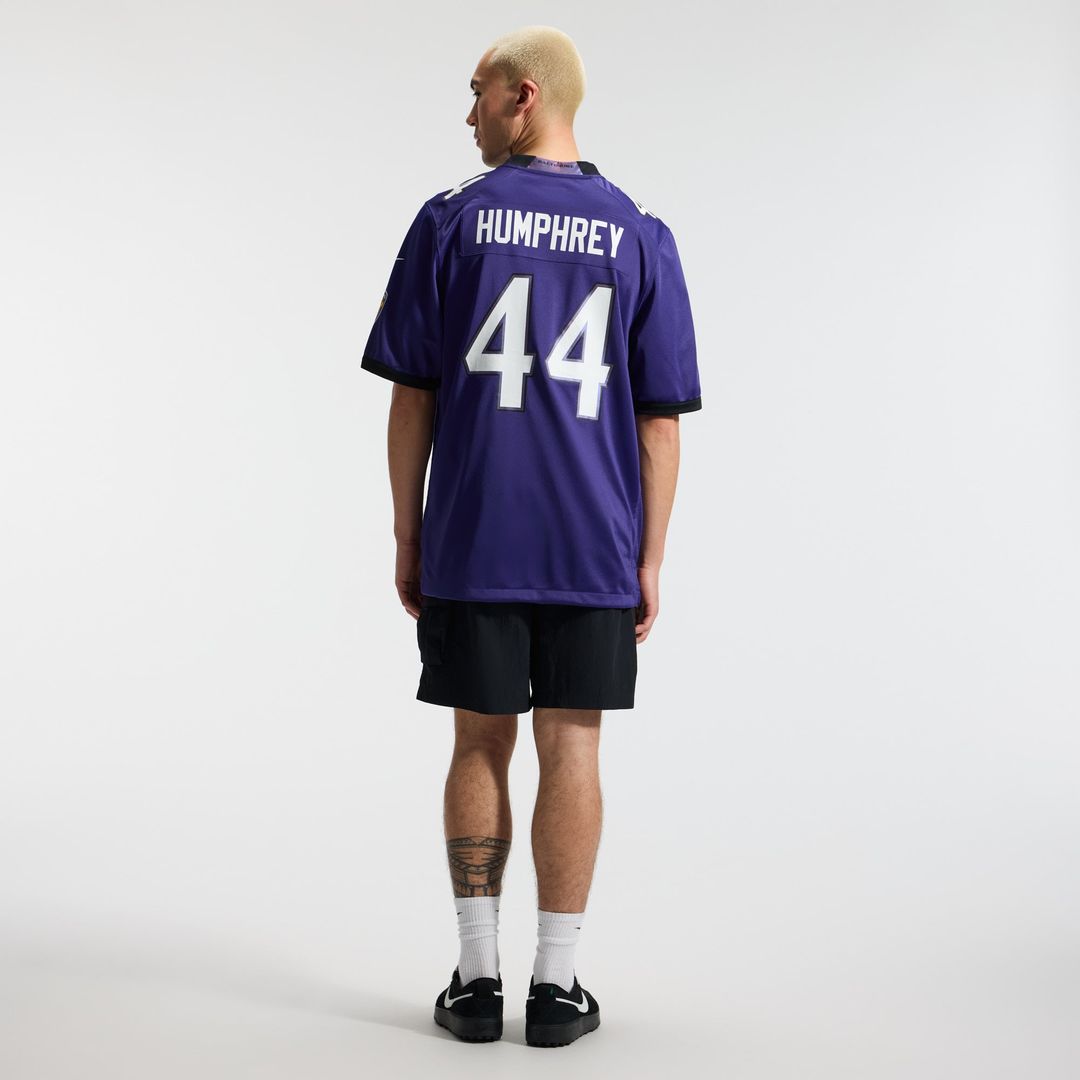 Baltimore Ravens Marlon Humphrey Nike Black Alternate Game Jersey product image 27, provided for visual reference and
