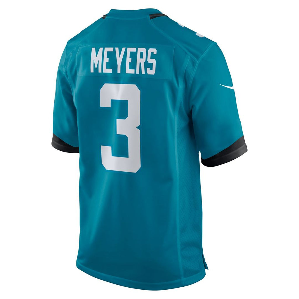 Jacksonville Jaguars Jakobi Meyers Nike Black Alternate Game Jersey product image 15, provided for visual reference and