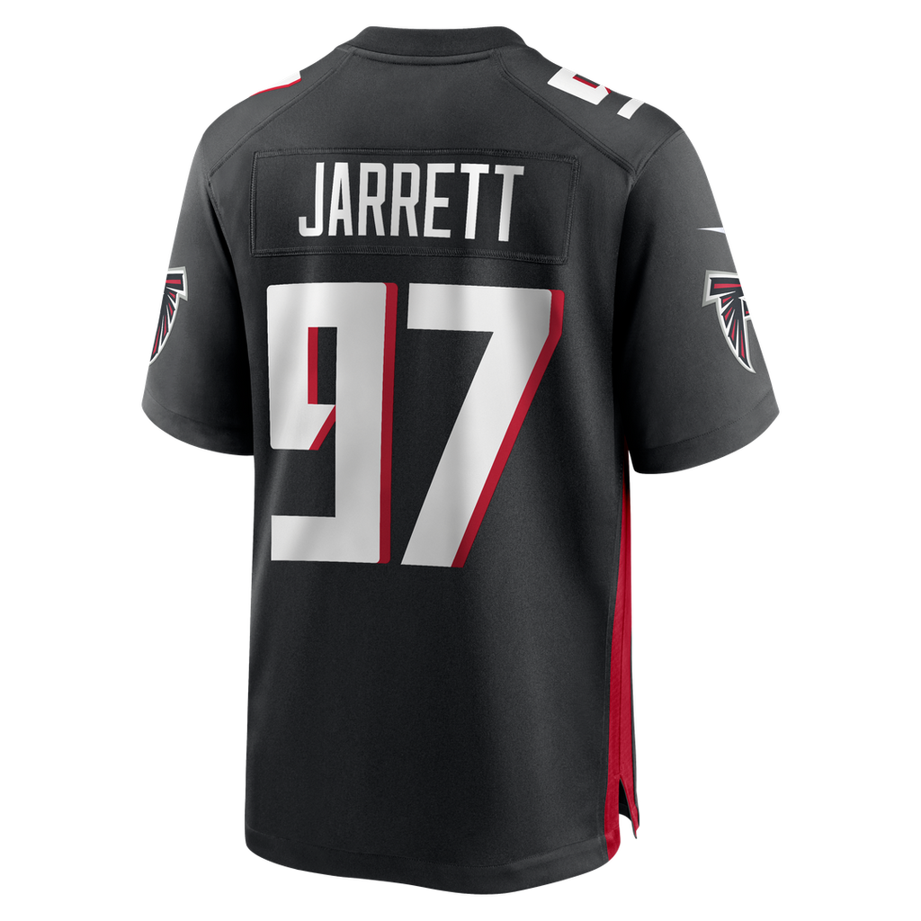 Atlanta Falcons Grady Jarrett Nike Black Game Player Jersey product image 3, provided for visual reference and product