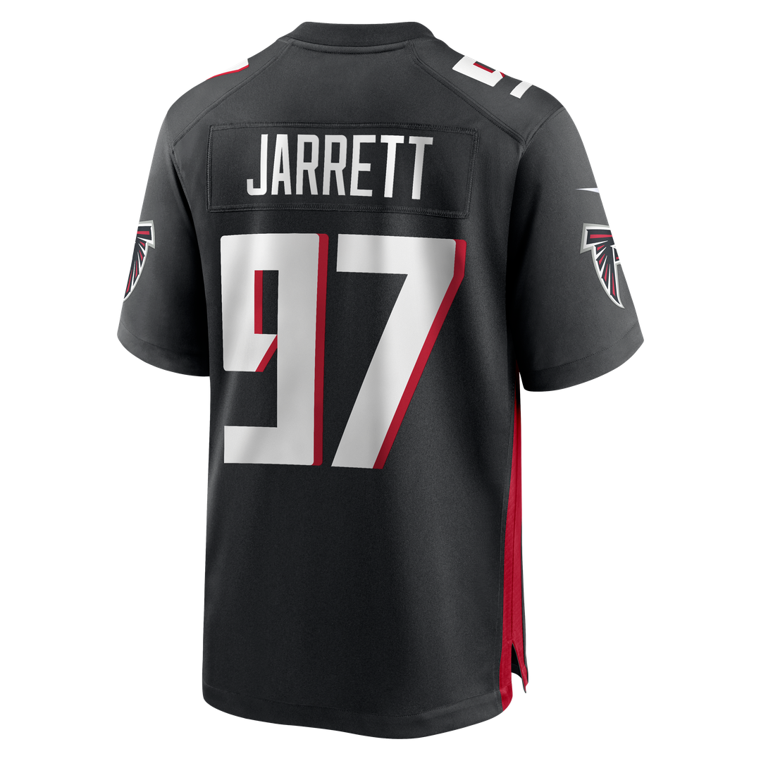 Atlanta Falcons Grady Jarrett Nike Black Game Player Jersey product image 3, provided for visual reference and product