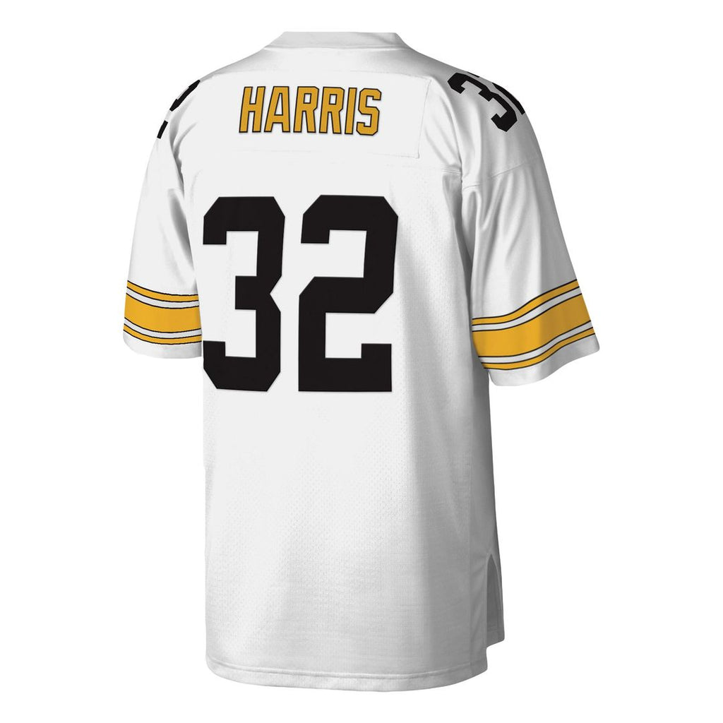 Pittsburgh Steelers Franco Harris Mitchell & Ness White Legacy Replica Jersey product image 6, provided for visual reference