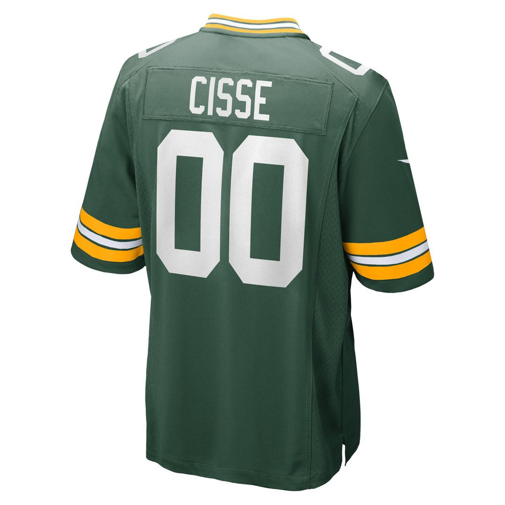 Green Bay Packers Brandon Cisse Nike Green Game Jersey product image 3, provided for visual reference and product detail