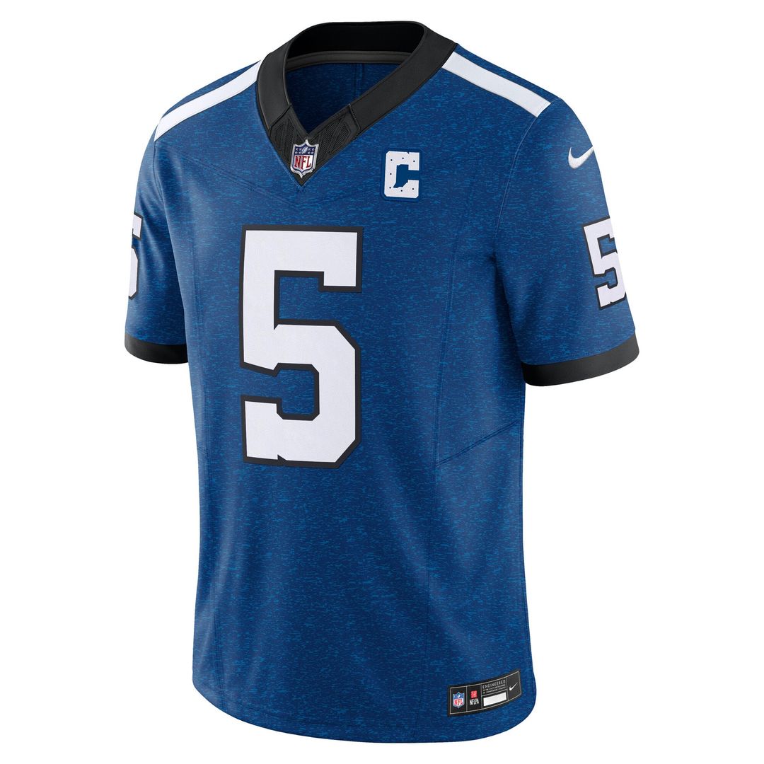 Indianapolis Colts Anthony Richardson Nike Royal Vapor F.U.S.E. Limited Jersey product image 2, provided for visual