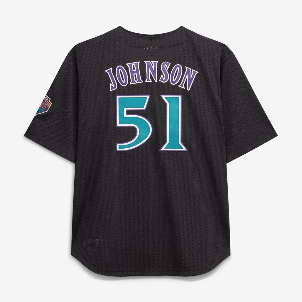 Arizona Diamondbacks Randy Johnson Mitchell & Ness Black Big & Tall Cooperstown Mesh Batting Practice Jersey product image