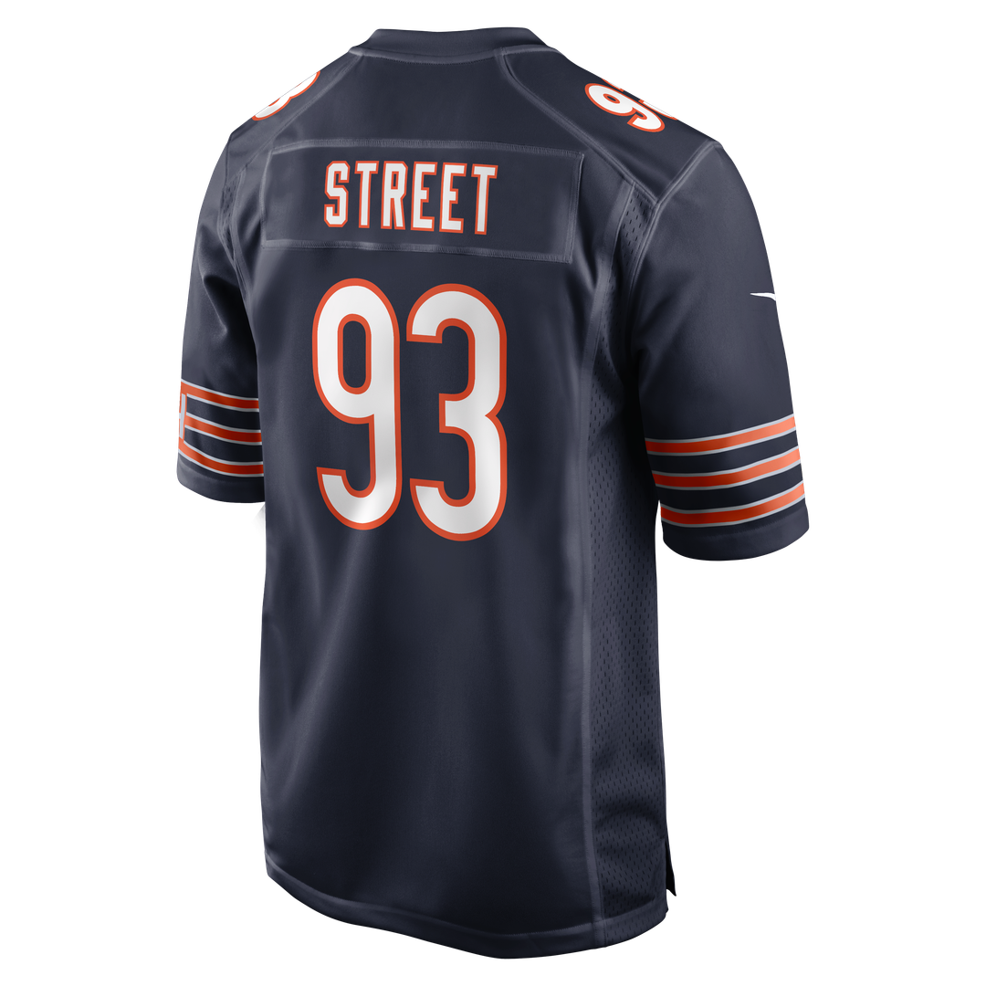 Chicago Bears Kentavius Street Nike Navy Team Game Jersey product image 3, provided for visual reference and product detail