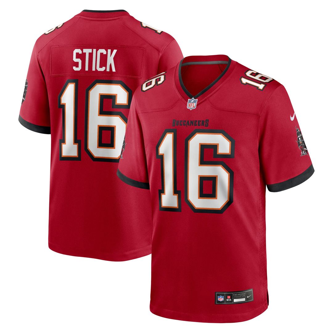 Tampa Bay Buccaneers Easton Stick Nike Red Team Game Jersey product image 1, provided for visual reference and product