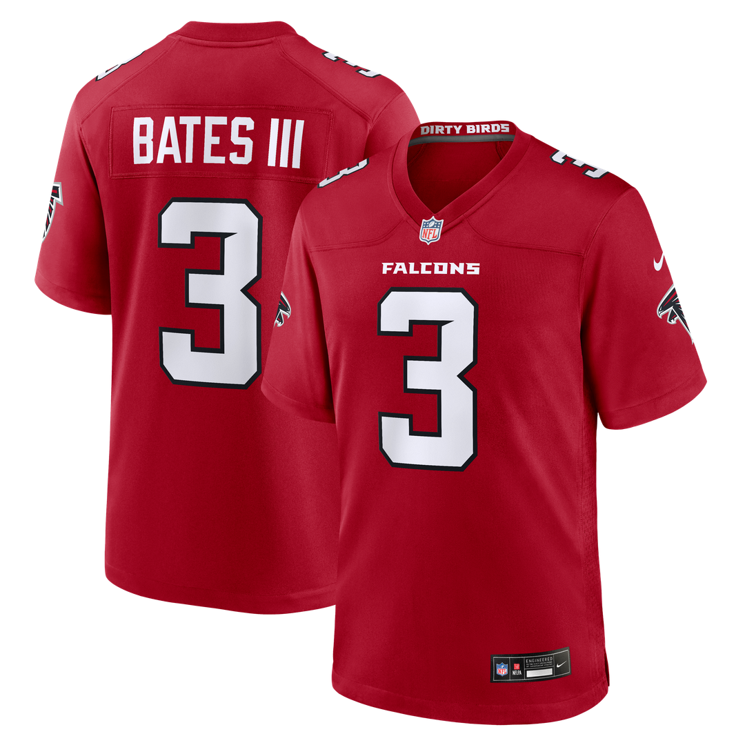 Atlanta Falcons Jessie Bates III Nike White Game Jersey product image 15, provided for visual reference and product detail