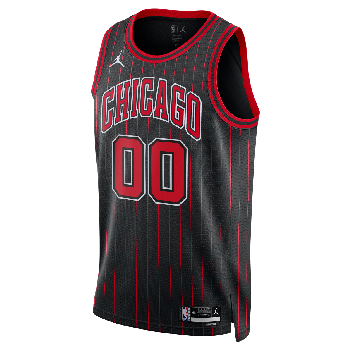 Chicago Bulls Jordan Statement Jersey - Custom - Unisex product image 2, provided for visual reference and product detail