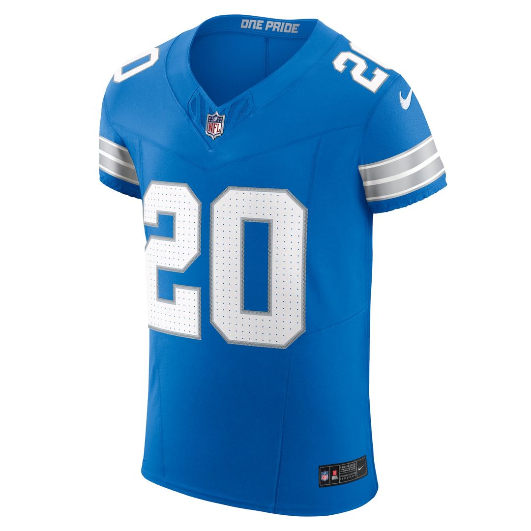 Detroit Lions Barry Sanders Nike Black Alternate Vapor F.U.S.E. Elite Jersey product image 8, provided for visual reference