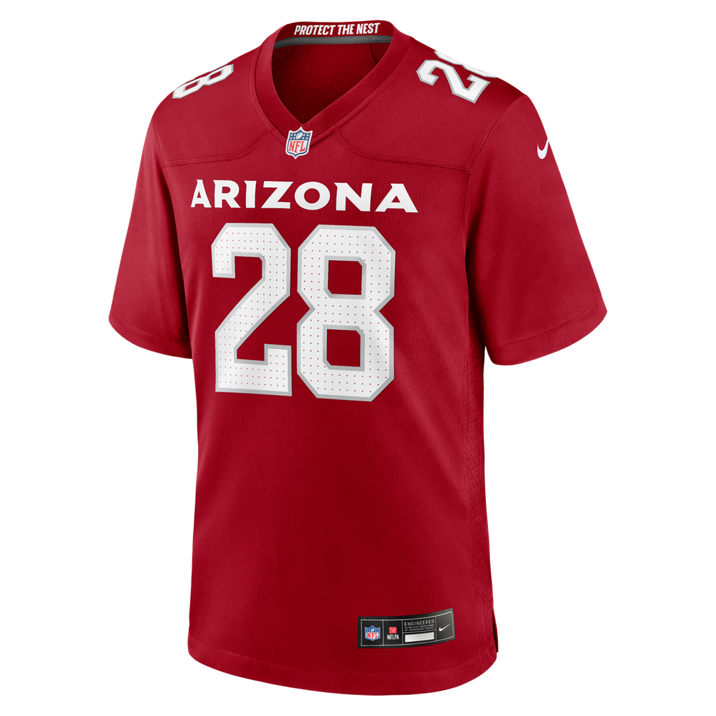 Arizona Cardinals Elijah Jones Nike Cardinal Team Game Jersey product image 2, provided for visual reference and product