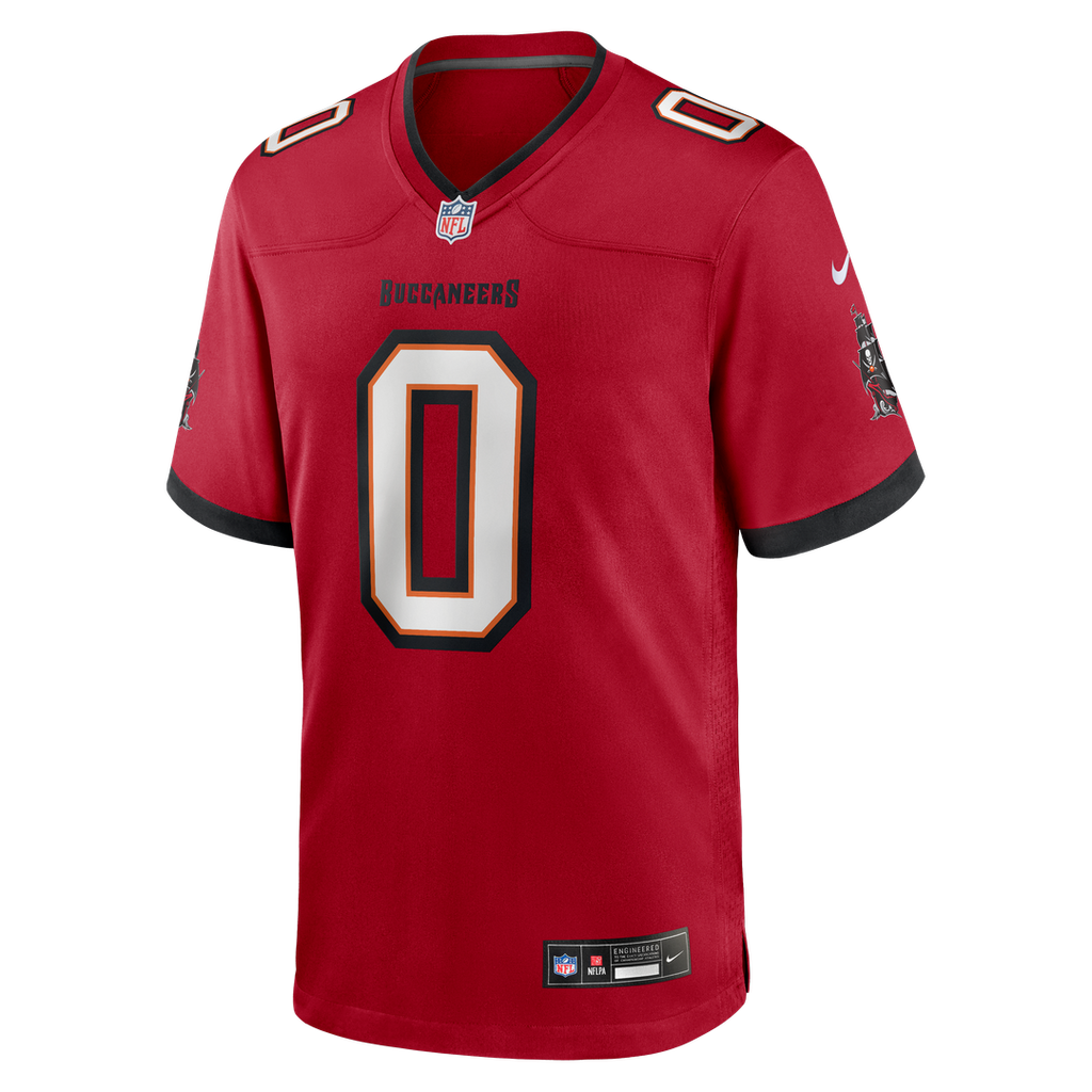 Tampa Bay Buccaneers YaYa Diaby Nike Red Game Jersey product image 2, provided for visual reference and product detail review
