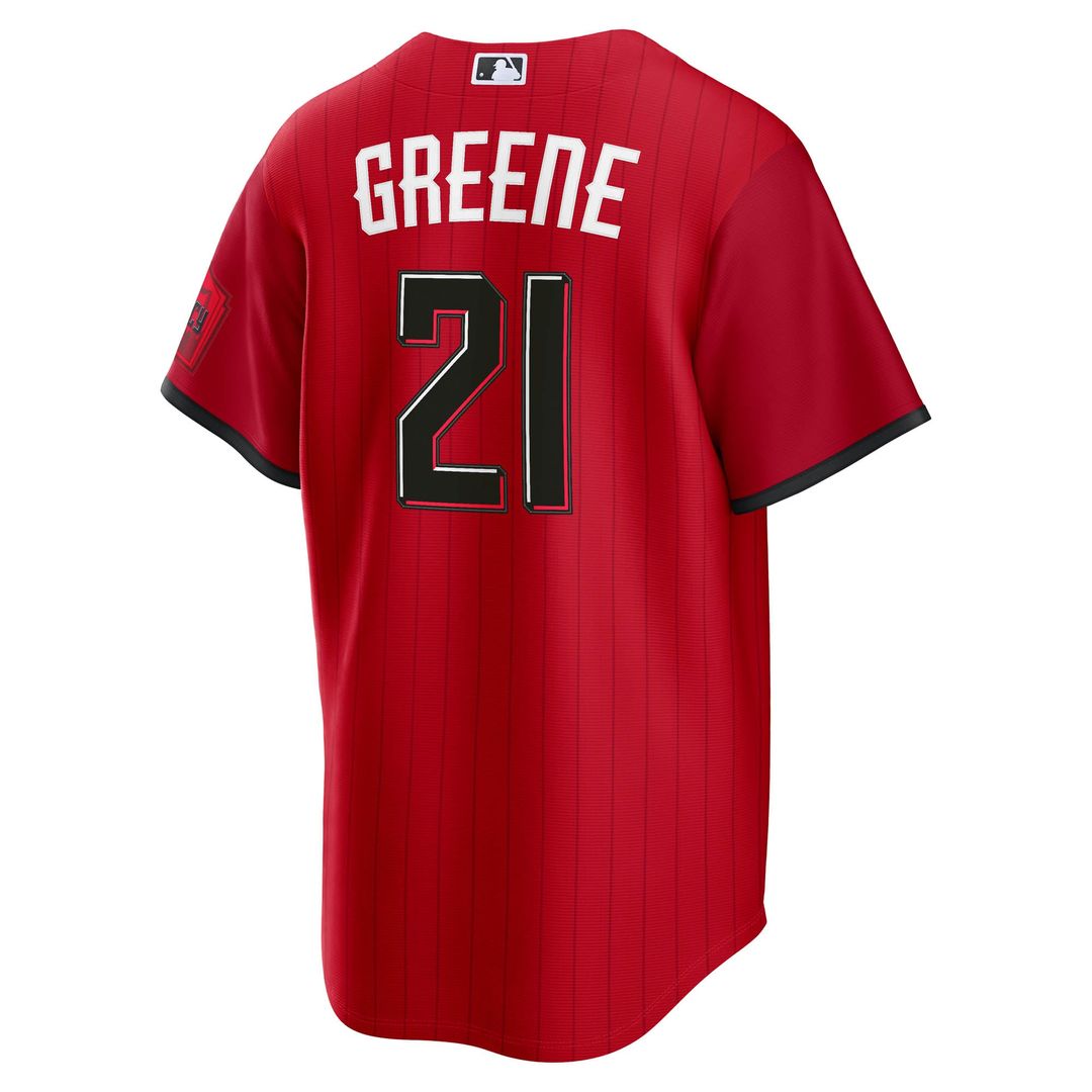 Cincinnati Reds Hunter Greene Nike Red 2026 City Connect Stadium Jersey product image 3, provided for visual reference and