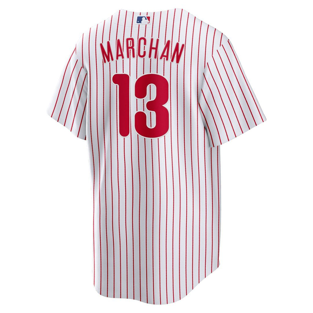 Philadelphia Phillies Rafael Marchán Nike White Home Replica Jersey product image 3, provided for visual reference and
