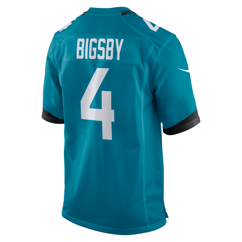 Jacksonville Jaguars Tank Bigsby Nike Teal Game Jersey product image 3, provided for visual reference and product detail