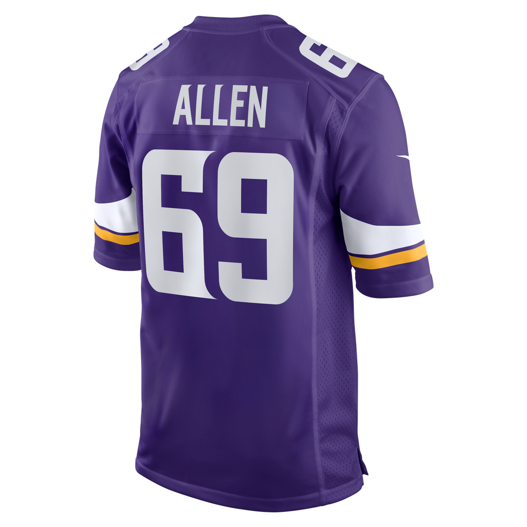 Minnesota Vikings Jared Allen Nike Purple Retired Player Game Jersey product image 3, provided for visual reference and
