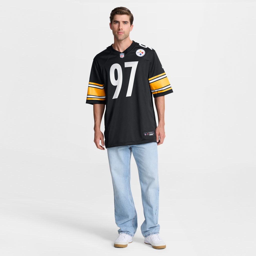 Pittsburgh Steelers Cameron Heyward Nike Black Game Jersey product image 15, provided for visual reference and product