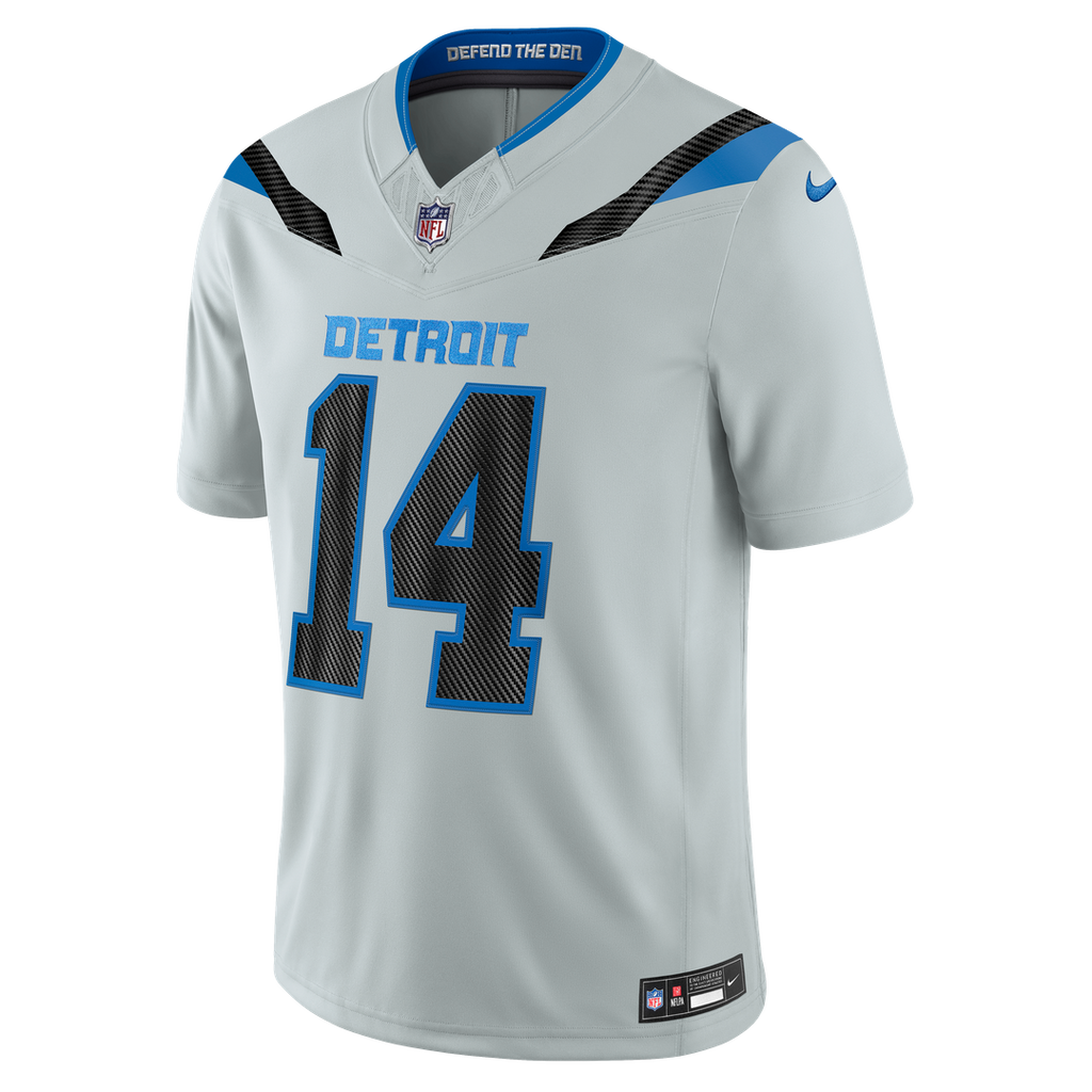 Detroit Lions Amon-Ra St. Brown Nike Silver 2026 Rivalries Collection Stitched Limited Jersey product image 2, provided for