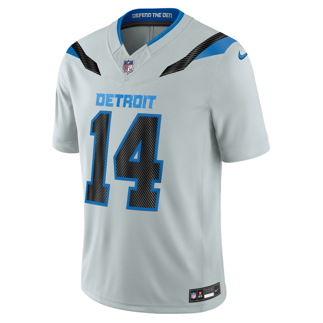 Detroit Lions Amon-Ra St. Brown Nike Silver 2026 Rivalries Collection Stitched Limited Jersey product image 2, provided for