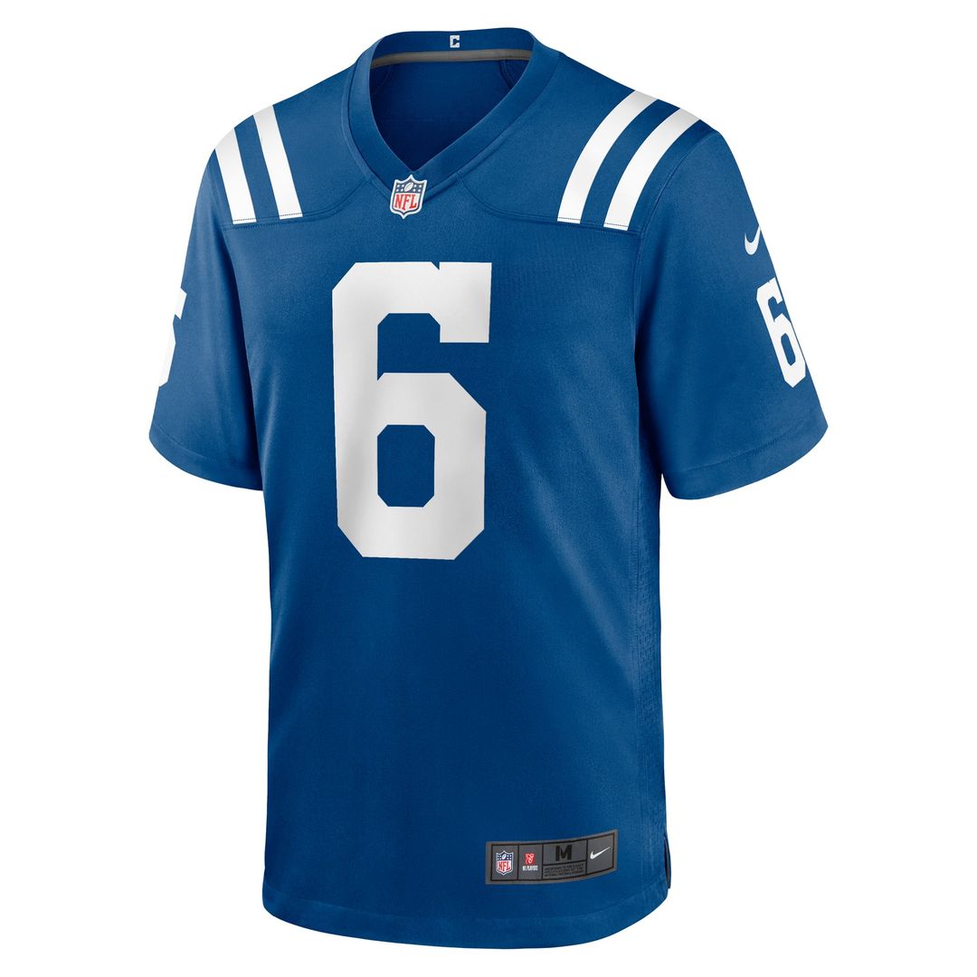 Indianapolis Colts Anthony Gould Nike Royal Game Jersey product image 2, provided for visual reference and product detail