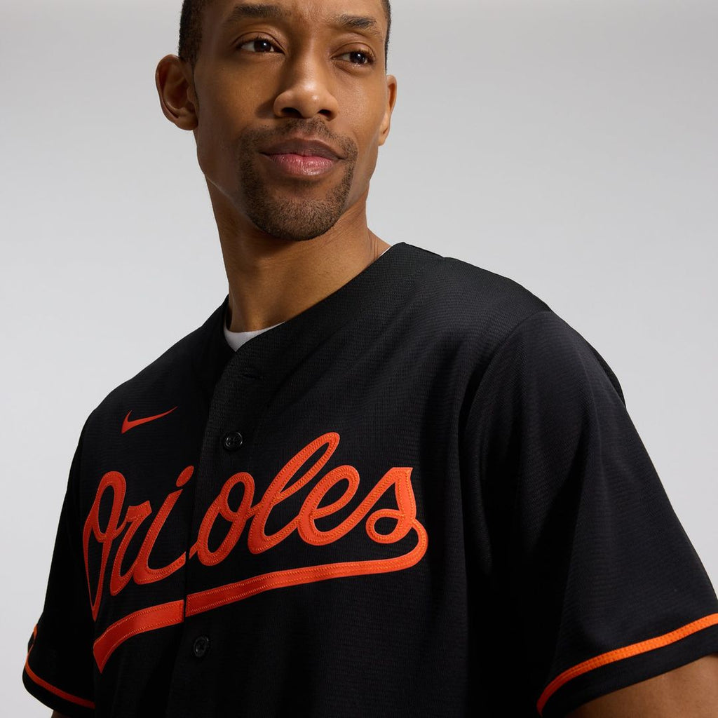 Baltimore Orioles Nike Black Alternate Replica Team Jersey product image 7, provided for visual reference and product detail