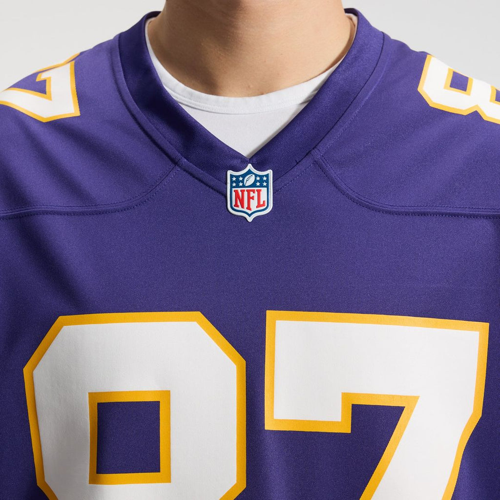 Minnesota Vikings T.J. Hockenson Nike Purple Classic Player Game Jersey product image 9, provided for visual reference and