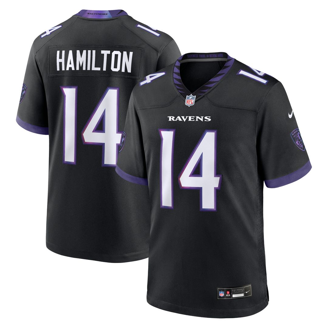 Baltimore Ravens Kyle Hamilton Nike Purple Alternate Game Jersey product image 27, provided for visual reference and product