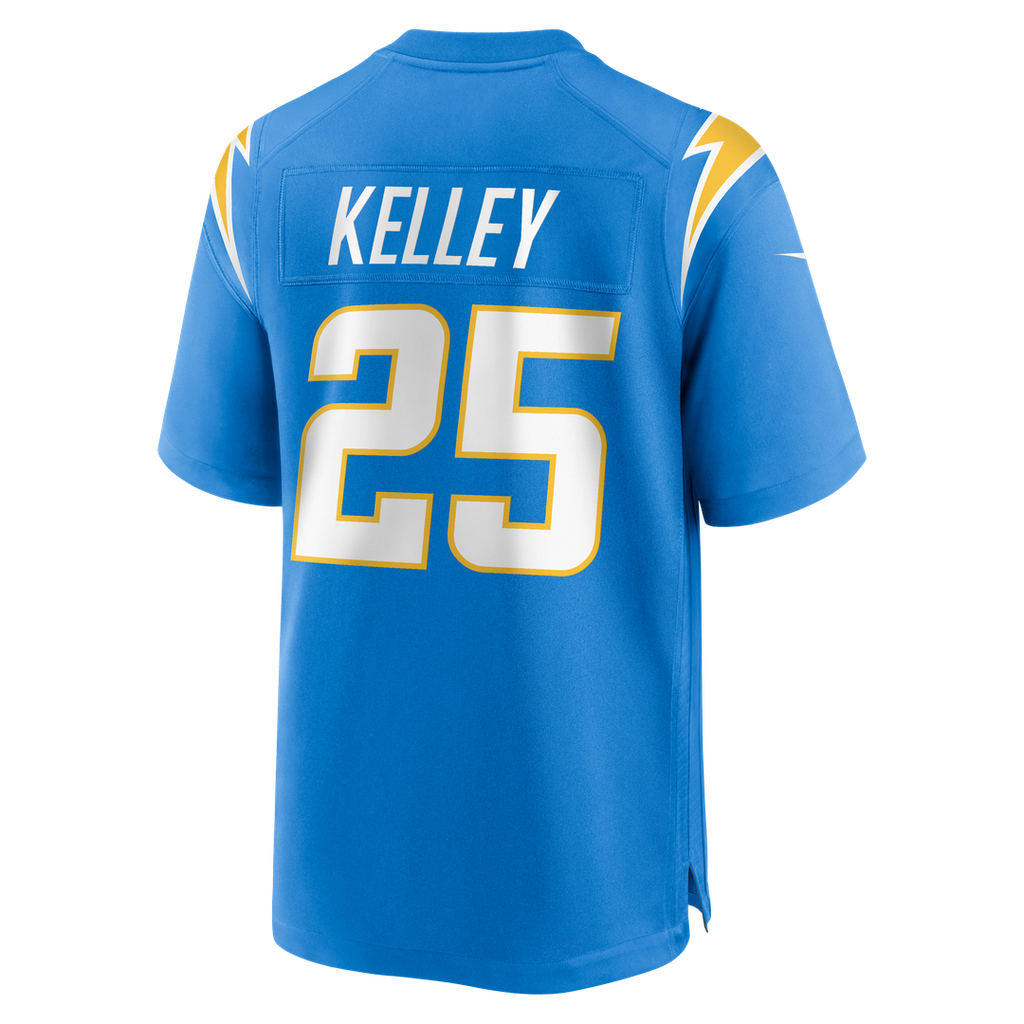 Los Angeles Chargers Joshua Kelley Nike Powder Blue Game Jersey product image 3, provided for visual reference and product