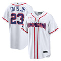 Dominican Republic Baseball Fernando Tatis Jr. Nike White 2026 World Baseball Classic Home Stadium Jersey product image 1,