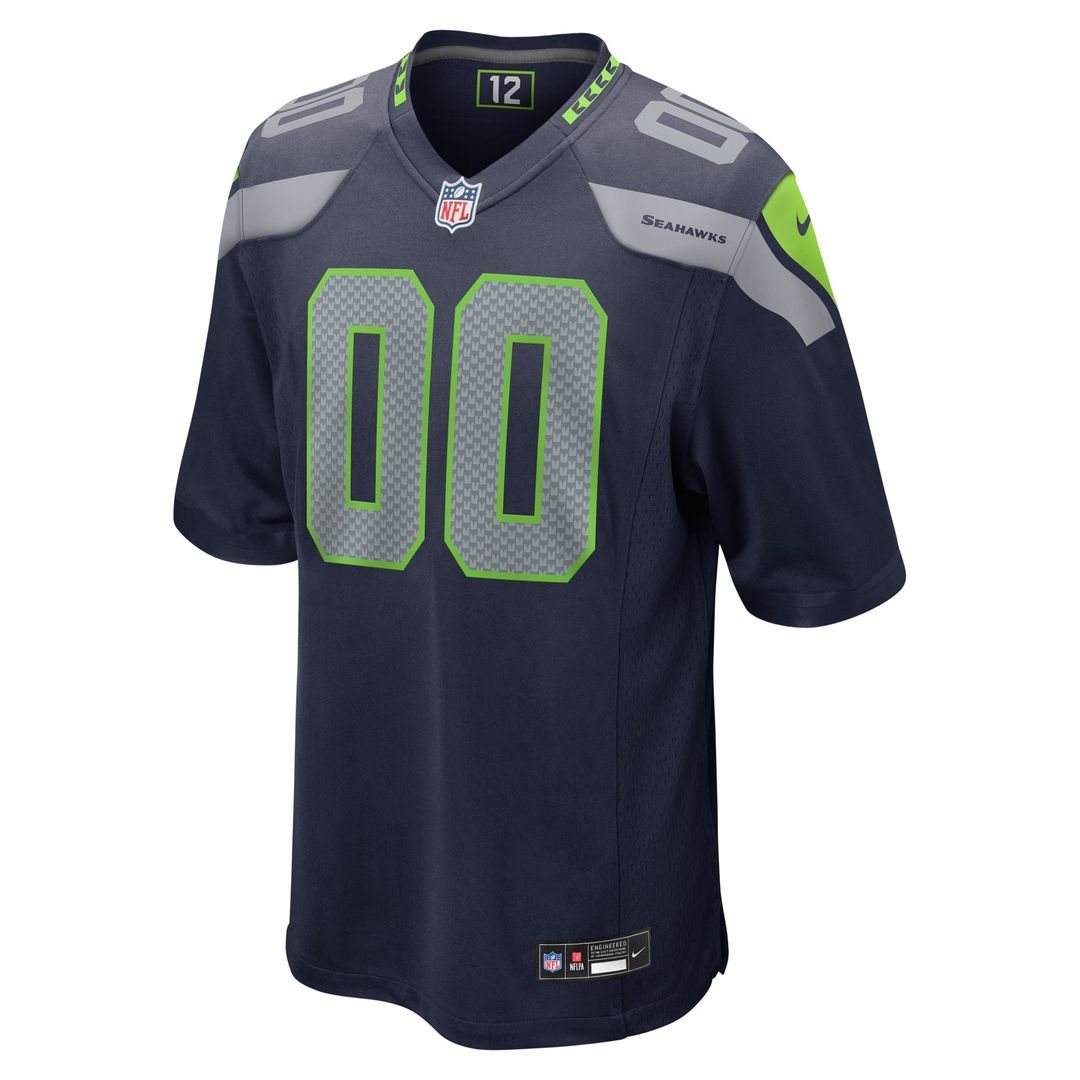 Seattle Seahawks Nike White Custom Game Jersey product image 8, provided for visual reference and product detail review