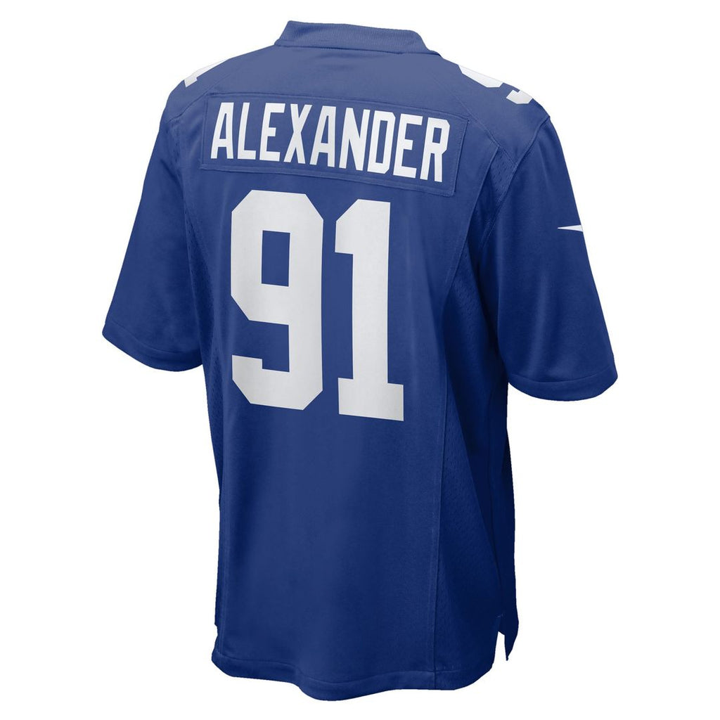 New York Giants Darius Alexander Nike Royal Team Game Jersey product image 3, provided for visual reference and product