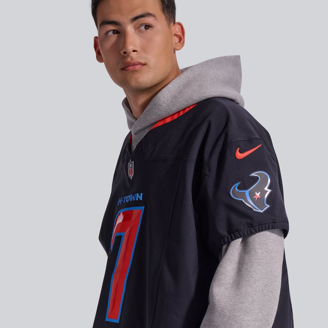 Houston Texans C.J. Stroud Nike Navy Alternate 2 Vapor F.U.S.E. Elite Jersey product image 9, provided for visual reference