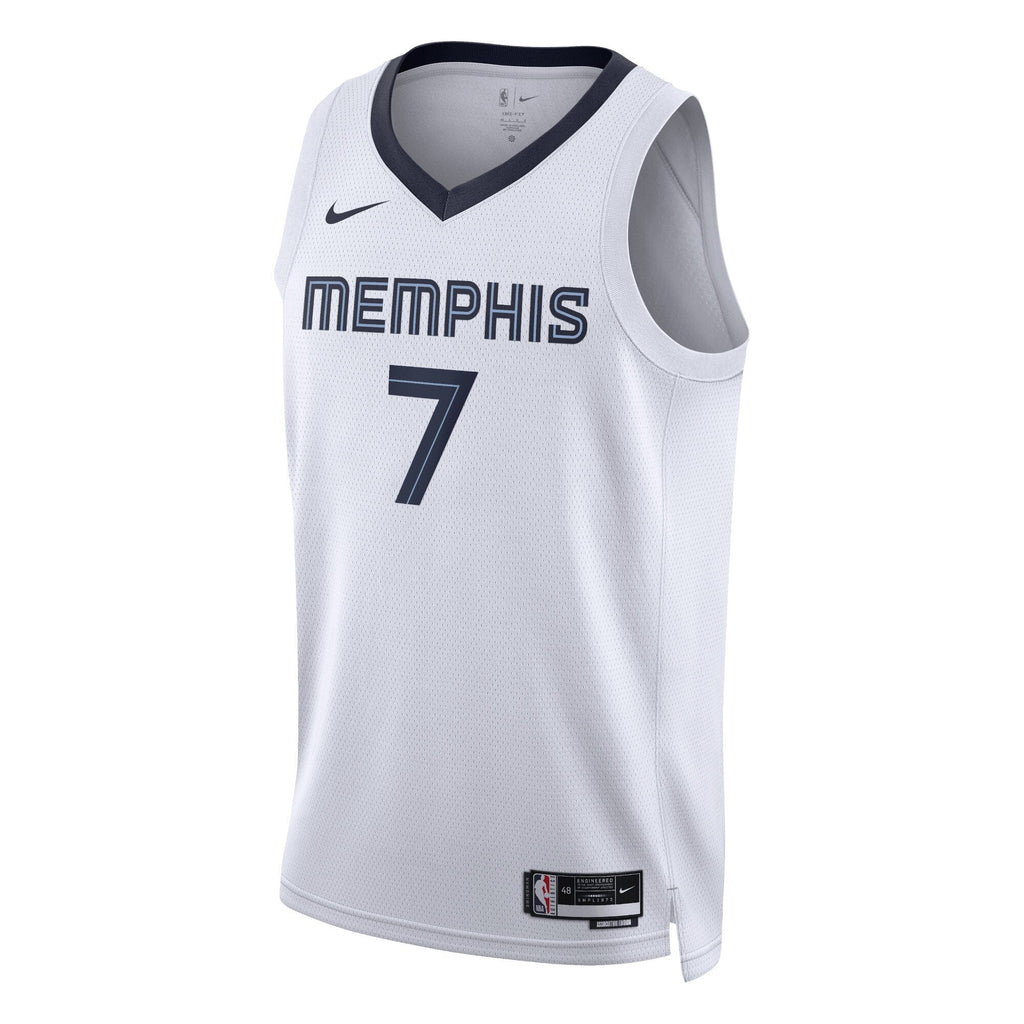 Memphis Grizzlies Nike Association Edition Swingman Jersey - White - Santi Aldama - Unisex product image 2, provided for