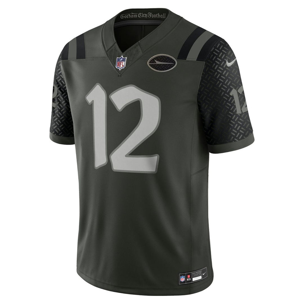 New York Jets Joe Namath Nike Green Rivalries Collection Stitched Limited Jersey product image 2, provided for visual