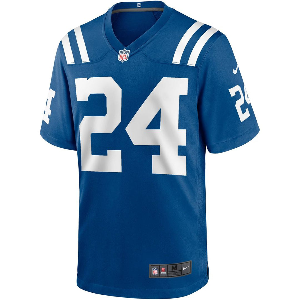 Indianapolis Colts Lenny Moore Nike Royal Game Retired Player Jersey product image 2, provided for visual reference and