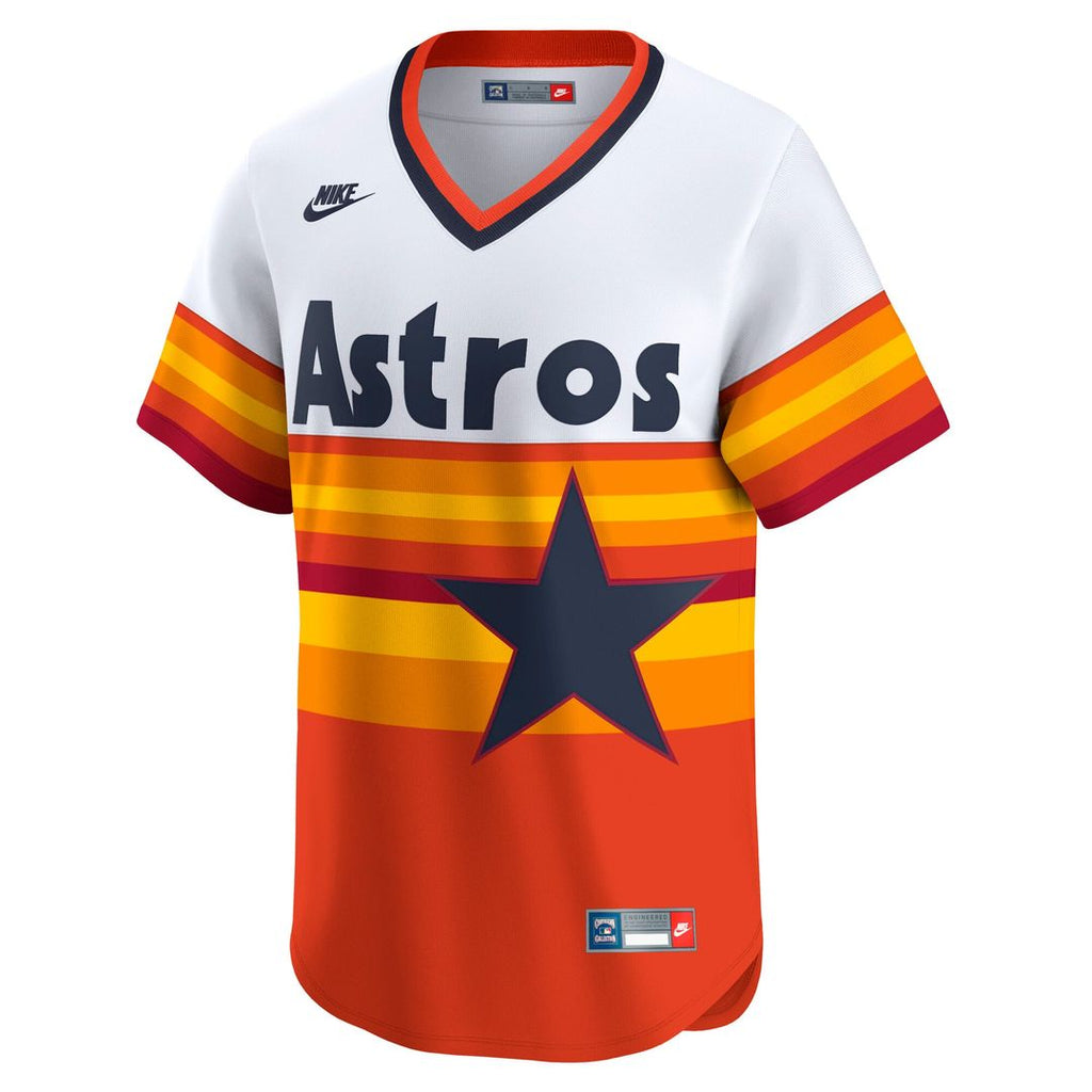 Houston Astros Craig Biggio Nike White Throwback Cooperstown Collection Limited Player Jersey product image 2, provided for