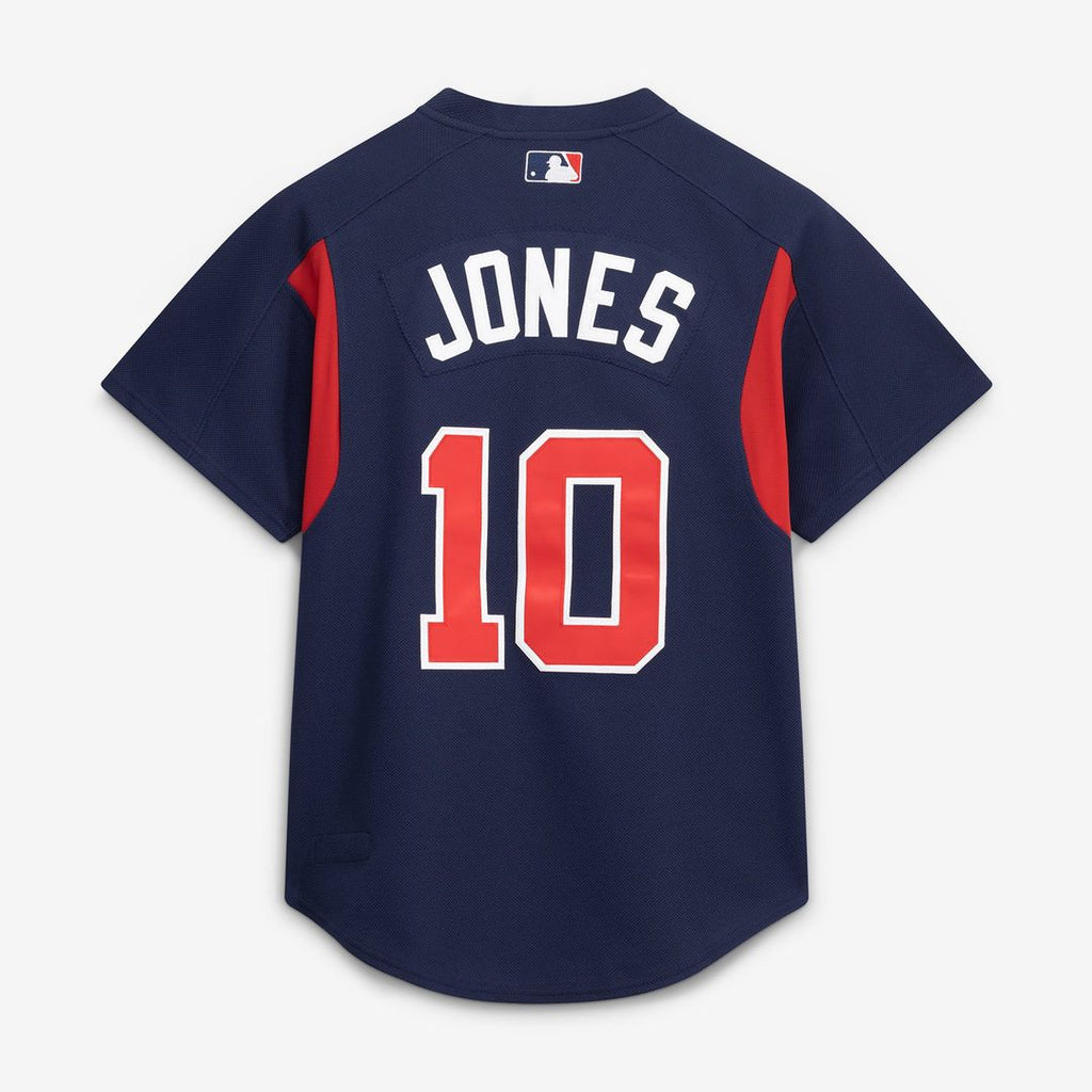 Atlanta Braves Chipper Jones Mitchell & Ness Navy Authentic Batting Practice Jersey product image 3, provided for visual