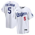 Los Angeles Dodgers Freddie Freeman Nike White Home Stadium Jersey product image 1, provided for visual reference and