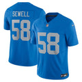 Detroit Lions Penei Sewell Nike Blue Vapor F.U.S.E. Alternate Limited Jersey product image 1, provided for visual reference