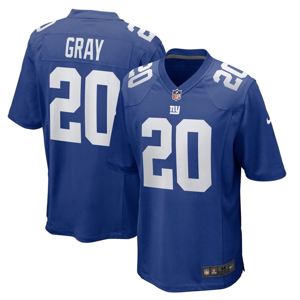 New York Giants Eric Gray Nike Royal Team Game Jersey product image 1, provided for visual reference and product detail