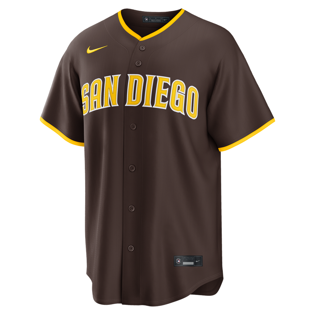 San Diego Padres Fernando Tatis Jr. Nike Sand Alternate Replica Jersey product image 12, provided for visual reference and