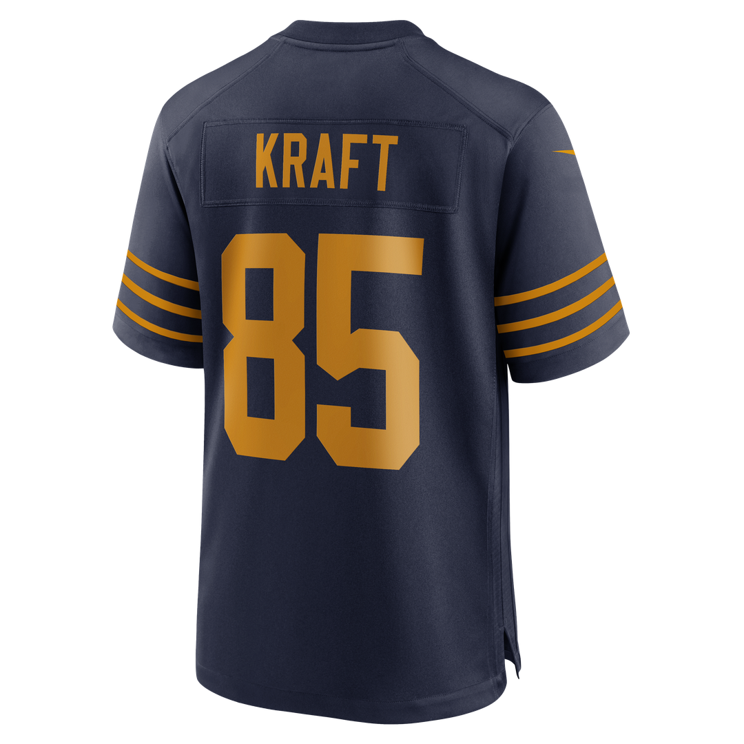 Green Bay Packers Tucker Kraft Nike Navy Alternate Game Jersey product image 7, provided for visual reference and product
