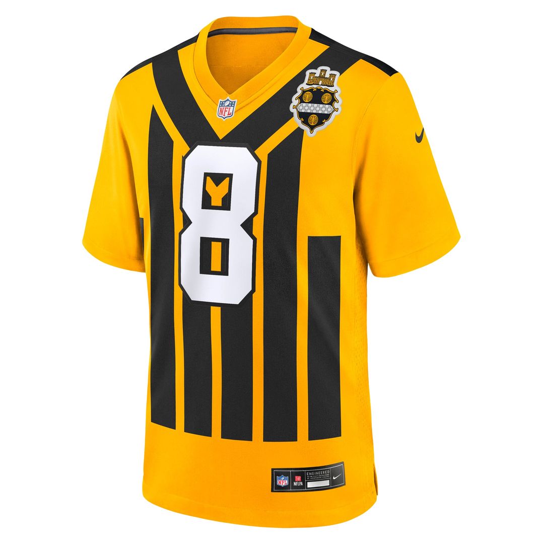 Pittsburgh Steelers Aaron Rodgers Nike Black Game Jersey product image 28, provided for visual reference and product detail