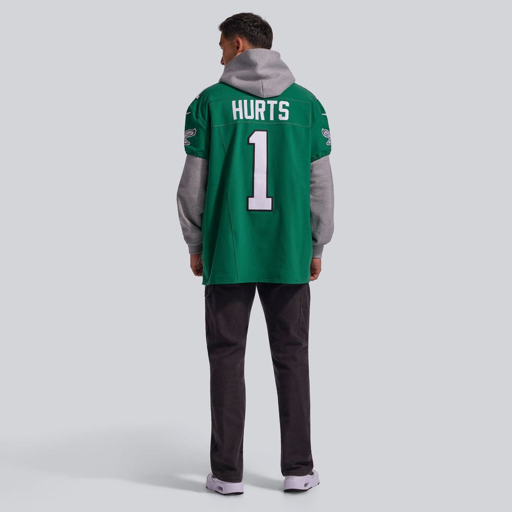 Philadelphia Eagles Jalen Hurts Nike Midnight Green Team Vapor F.U.S.E. Elite Jersey product image 11, provided for visual