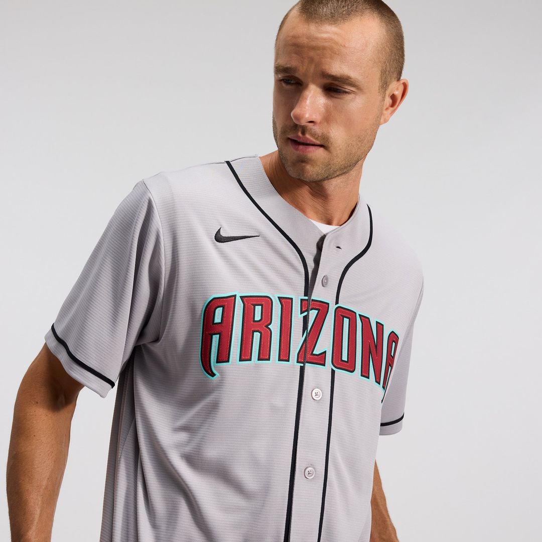 Arizona Diamondbacks Corbin Carroll Nike Gray Road Replica Jersey product image 23, provided for visual reference and